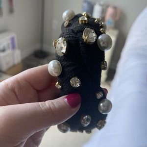 Brianna Cannon Black Pearl Headband